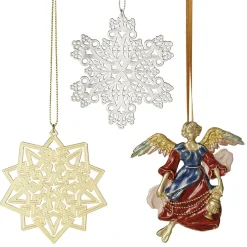 The Metropolitan Museum of Art 2023 Star, Snowflake, And Angel Tree Ornament Set Sale