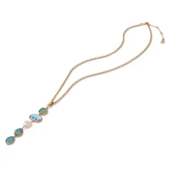 The Metropolitan Museum of Art Ancient Mixed Motifs Glass Pendant Drop Necklace Outlet