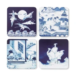The Metropolitan Museum of Art Blue & White Coasters New