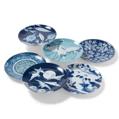 The Metropolitan Museum of Art Blue & White Salad Plate Set Outlet