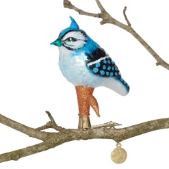 The Metropolitan Museum of Art Blue Jay Glass Ornament Clearance
