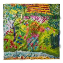 The Metropolitan Museum of Art Bonnard Garden Square Silk Scarf Best