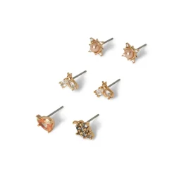 The Metropolitan Museum of Art British Tree Of Life Fruit, Insects, And Stars Stud Earring Set New