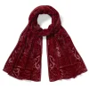 The Metropolitan Museum of Art Chinese Phoenixes And Peonies Oblong Velvet Burnout Scarf Best