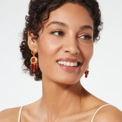 The Metropolitan Museum of Art Classical Carnelian Chandelier Earrings Outlet