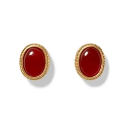 The Metropolitan Museum of Art Classical Carnelian Stud Earrings Discount
