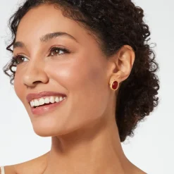 The Metropolitan Museum of Art Classical Carnelian Stud Earrings Discount