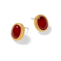 The Metropolitan Museum of Art Classical Carnelian Stud Earrings Discount