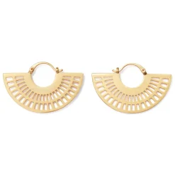 The Metropolitan Museum of Art Crescent Cutout Hoop Earrings Best