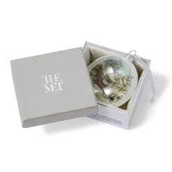 The Metropolitan Museum of Art Currier & Ives Winter Morning In The Country Glitter And Glass Disc Ornament Discount
