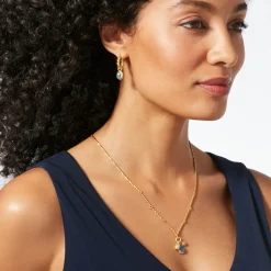 The Metropolitan Museum of Art Cypriot Twist Hoop Earrings With Removable Charms Fashion