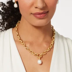 The Metropolitan Museum of Art Cypriot Twist Pearl Chain Pendant Necklace Clearance