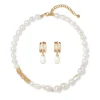 The Metropolitan Museum of Art Cypriot Twist Pearl Necklace And Triple-Hoop Earrings Set Outlet