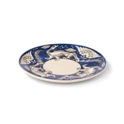 The Metropolitan Museum of Art De Morgan Stylized Dragons Salad Plate Set Sale
