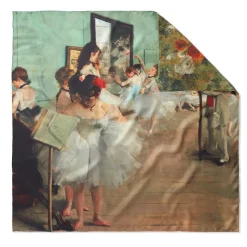 The Metropolitan Museum of Art Degas Impressions Double-Sided Square Silk Scarf Outlet