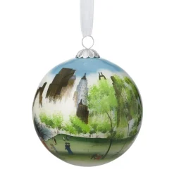The Metropolitan Museum of Art Dehn Spring In Central Park Hand-Painted Glass Ornament Fashion