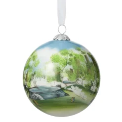 The Metropolitan Museum of Art Dehn Spring In Central Park Hand-Painted Glass Ornament Fashion