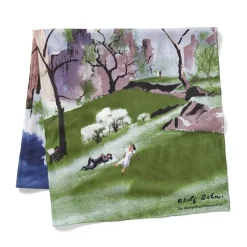 The Metropolitan Museum of Art Dehn Spring In Central Park Square Silk Scarf Outlet