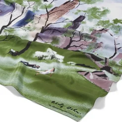 The Metropolitan Museum of Art Dehn Spring In Central Park Square Silk Scarf Outlet