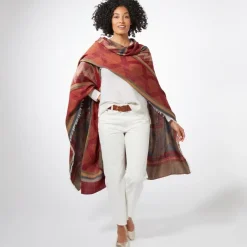 The Metropolitan Museum of Art Egyptian Antinopolis Mosaic-Pattern Oversize Ruana Discount