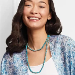 The Metropolitan Museum of Art Egyptian Hathor Turquoise Long Necklace Fashion