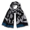The Metropolitan Museum of Art Egyptian Swirled Glass Unisex Oblong Jacquard Scarf Discount