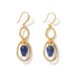 The Metropolitan Museum of Art Etruscan Lapis Double-Drop Earrings New