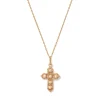 The Metropolitan Museum of Art Filipino Pearl Cross Pendant Necklace New