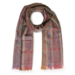 The Metropolitan Museum of Art French Paisley Striped Oversize Wool-Blend Shawl Best