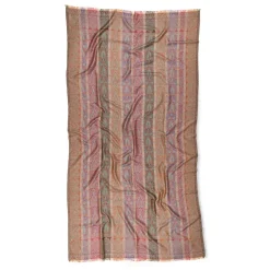 The Metropolitan Museum of Art French Paisley Striped Oversize Wool-Blend Shawl Best