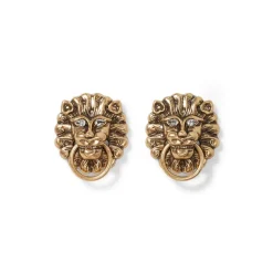 The Metropolitan Museum of Art German Lion Door Knocker Stud Earrings Clearance