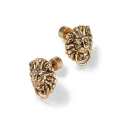 The Metropolitan Museum of Art German Lion Door Knocker Stud Earrings Clearance