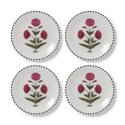 The Metropolitan Museum of Art Good Earth Blooming Poppies Salad Plate Set New