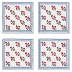 The Metropolitan Museum of Art Good Earth Blooming Poppies Napkin Set New