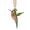 The Metropolitan Museum of Art Green And Pink Hummingbird Glass Ornament Best