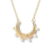The Metropolitan Museum of Art Hammered Crescent Pearl Pendant Necklace Clearance