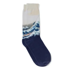 The Metropolitan Museum of Art Hokusai Great Wave Men'S Socks Fashion