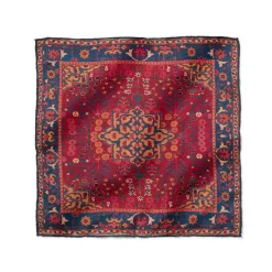 The Metropolitan Museum of Art Iranian Vase Carpet Silk Pocket Square Clearance