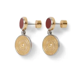 The Metropolitan Museum of Art Islamic Medallion Carnelian Drop Earrings Discount
