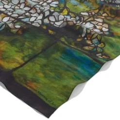 The Metropolitan Museum of Art Louis C. Tiffany Dogwood Oblong Silk Scarf Clearance