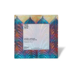 The Metropolitan Museum of Art Louis C. Tiffany Favrile Palmette Square Glass Frame Hot