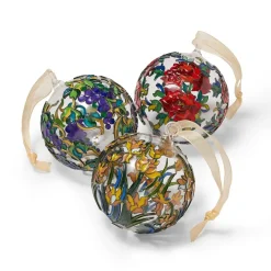 The Metropolitan Museum of Art Louis C. Tiffany Flora Cloisonne Ornament Set Outlet