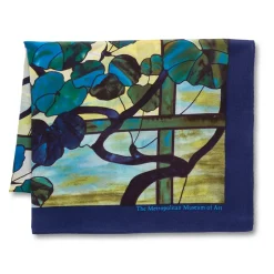 The Metropolitan Museum of Art Louis C. Tiffany Grapevine Oblong Silk Scarf Sale