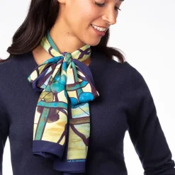 The Metropolitan Museum of Art Louis C. Tiffany Grapevine Oblong Silk Scarf Sale