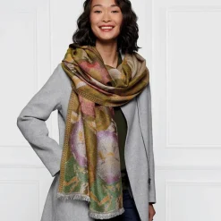 The Metropolitan Museum of Art Louis C. Tiffany Morning Glories Wool-Blend Shawl Online