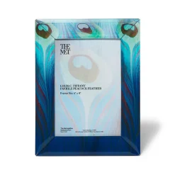 The Metropolitan Museum of Art Louis C. Tiffany Peacock Feather Rectangular Glass Frame Best
