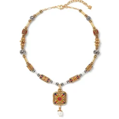 The Metropolitan Museum of Art Medieval Byzantine Statement Necklace And Drop Earrings Set Online
