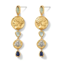 The Metropolitan Museum of Art Mediterranean Coin Statement Earrings Sale
