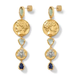 The Metropolitan Museum of Art Mediterranean Coin Statement Earrings Sale