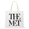 The Metropolitan Museum of Art Met Logo Canvas Tote Fashion